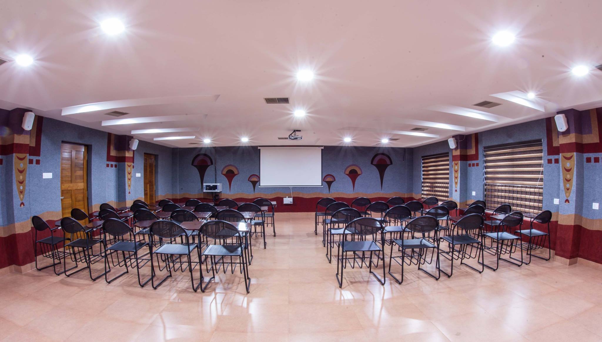 Banquet and dining space for gatherings at Yamunatheeram